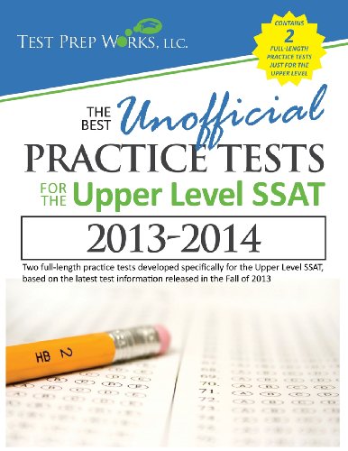 Stock image for The Best Unofficial Practice Tests for the Upper Level SSAT for sale by HPB-Emerald