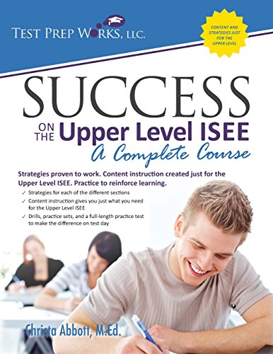 Stock image for Success on the Upper Level ISEE: A Complete Course for sale by SecondSale
