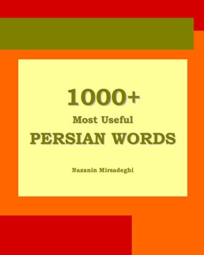 Beispielbild fr 1000+ Most Useful Persian Words (Farsi-English Bi-lingual Edition) (English and Farsi Edition) zum Verkauf von SecondSale