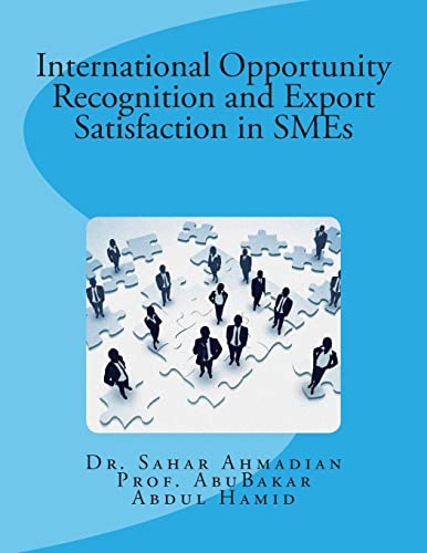 9781939123275: International Opportunity Recognition and Export Satisfaction in SMEs