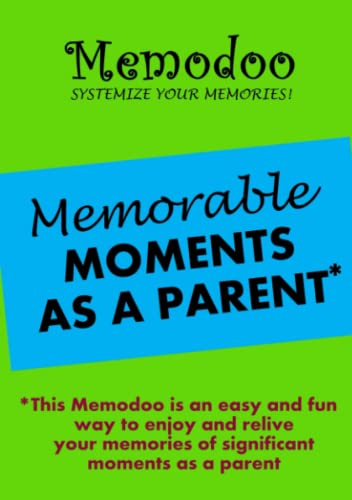 Imagen de archivo de Memodoo Memorable Moments as a Parent a la venta por GF Books, Inc.