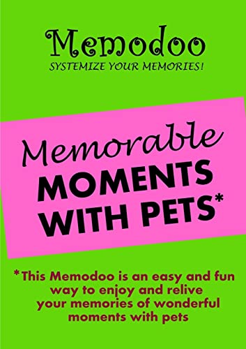 9781939235220: Memodoo Memorable Moments With Pets