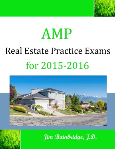 9781939526182: AMP Real Estate Practice Exams for 2015-2016