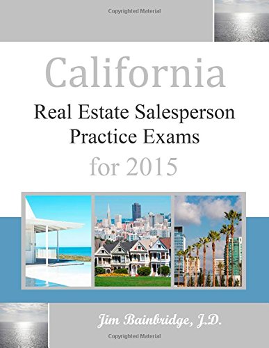 Stock image for California Real Estate Salesperson Practice Exams for 2015 for sale by SecondSale