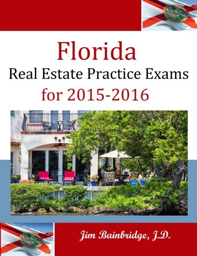 Beispielbild fr Florida Real Estate Practice Exams for 2015-2016 zum Verkauf von Revaluation Books
