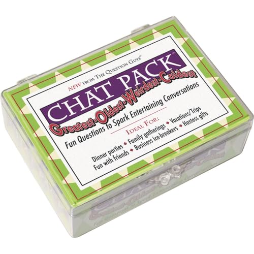 Stock image for Chat Pack Greatest-Oldest-Weirdest-Coldest: Fun Questions to Spark Entertaining Conversations (Game) for sale by BargainBookStores