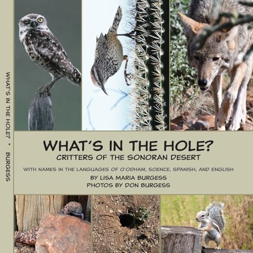 Imagen de archivo de What's in the hole? Critters of the Sonoran Desert: with names in the languages of O'odham, Science, Spanish, and English a la venta por GreatBookPrices