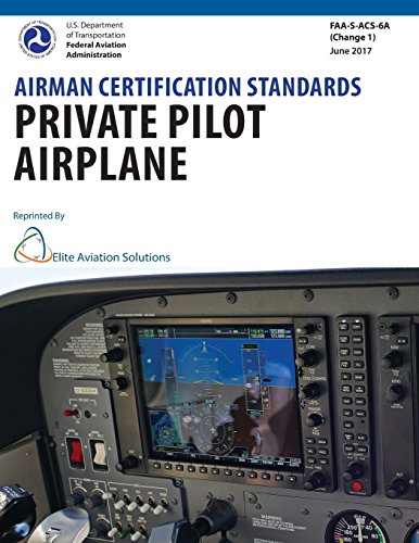 Beispielbild fr Airman Certification Standards Private Pilot Airplane Faa-S-Acs-6a zum Verkauf von Budget Books