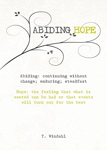 Imagen de archivo de Abiding Hope a la venta por BooksRun