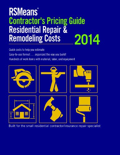 Imagen de archivo de RSMeans Contractor's Pricing Guide: Residential Repair & Remodeling 2014 (RSMeans Contractor's Pricing Guide: Residential Repair & Remodeling Costs) a la venta por SecondSale