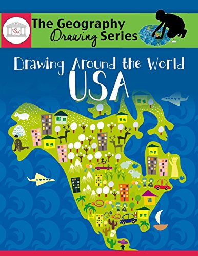 Stock image for Drawing Around the World: USA: Geography for Kids (The Geography Drawing Series) for sale by HPB-Red