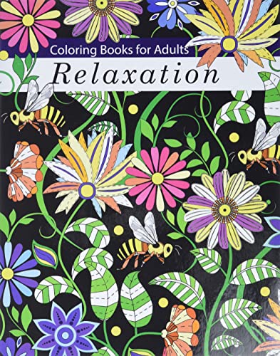 Flower Coloring Books for Adults Relaxation: Flower Adult Coloring