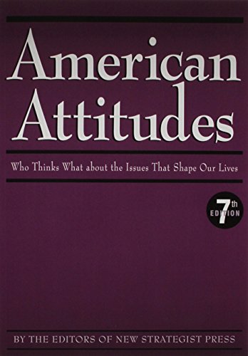 Stock image for American Attitudes : Who Thinks What about the Issues That Shape Our Lives for sale by Better World Books