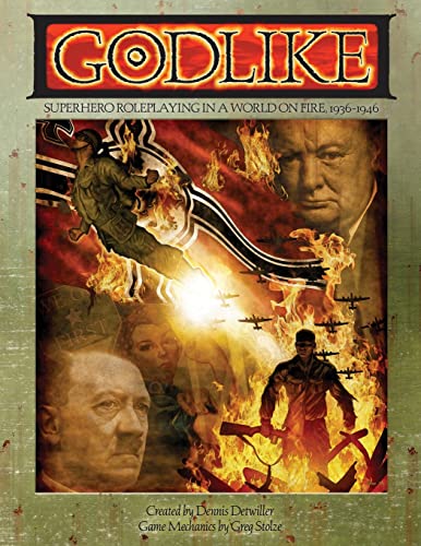 Beispielbild fr Godlike: Superhero Roleplaying in a World on Fire, 1936-1946 zum Verkauf von WeBuyBooks