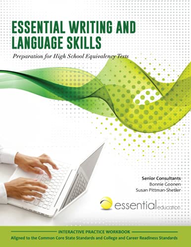 Stock image for Essential Writing and Language Skills: Preparation for High School Equivalency Tests for sale by ThriftBooks-Dallas