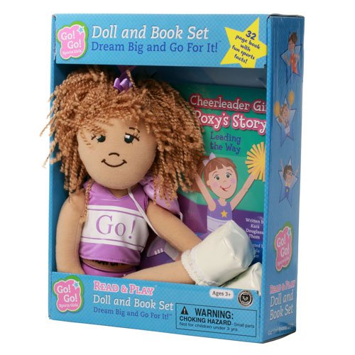 9781940731117: Cheerleader Girl Roxy's Story: Leading the Way: Read & Play Doll and Book Set (Go! Go! Sports Girls)