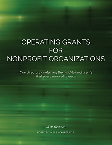 Beispielbild fr Operating Grants for Nonprofit Organizations zum Verkauf von Lucky's Textbooks