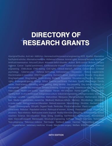 Stock image for Directory of Research Grants for sale by Revaluation Books