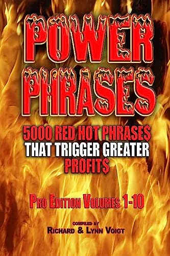 9781940961118: Power Phrases Pro Edition - (Complete Series 1-10): 5000 Power Phrases That Trigger Greater Profits