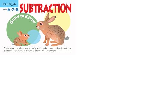 9781941082478: Subtraction (Grow to Know Workbooks)
