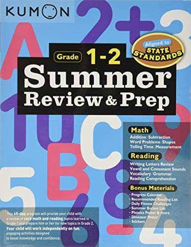 Stock image for Kumon Summer Review and Prep 1-2 for sale by Zoom Books Company