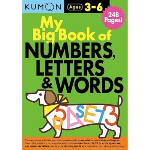 Beispielbild fr My Big Book of Numbers, Letters, and Words (Kumon Workbooks) zum Verkauf von Books From California