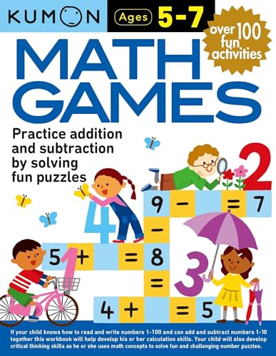 

Kumon Math Games (Math Skills), Ages 5-7, 128 pages