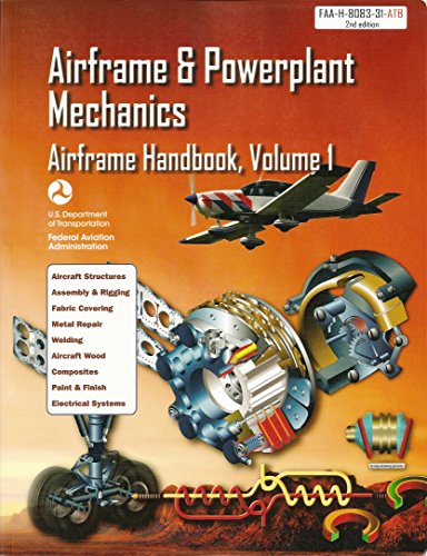 Stock image for FAA-8083-31-ATB A&P Airframe Handbook Vol. 1 for sale by HPB-Diamond