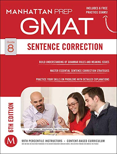 Beispielbild fr GMAT Sentence Correction (Manhattan Prep GMAT Strategy Guides) zum Verkauf von Gulf Coast Books