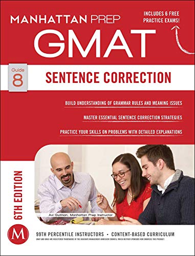 Stock image for GMAT Sentence Correction (Manhattan Prep GMAT Strategy Guides) for sale by SecondSale