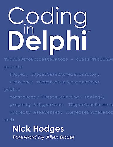 Beispielbild fr Coding in Delphi zum Verkauf von WorldofBooks