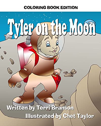 Imagen de archivo de Tyler on the Moon: Coloring Book Edition [Soft Cover ] a la venta por booksXpress