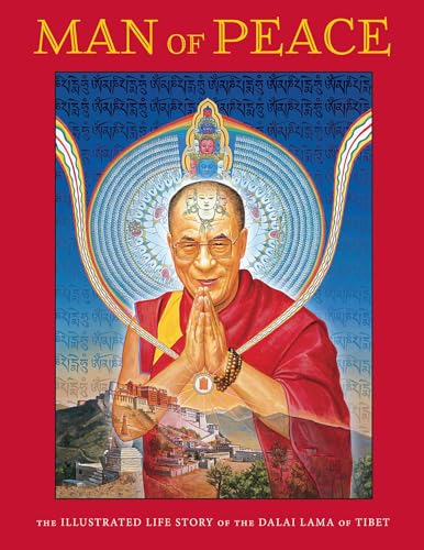 Stock image for Man of Peace: The Illustrated Life Story of the Dalai Lama of Tibet (Tibetan Art and Culture) for sale by ZBK Books