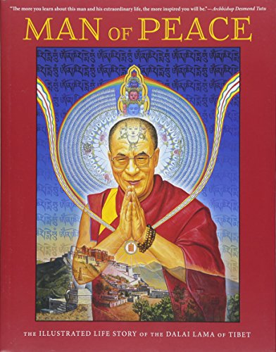 Imagen de archivo de Man of Peace : The Illustrated Life Story of the Dalai Lama of Tibet a la venta por Better World Books: West