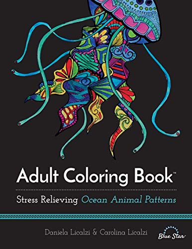 9781941325261: Adult Coloring Book: Ocean Animal Patterns