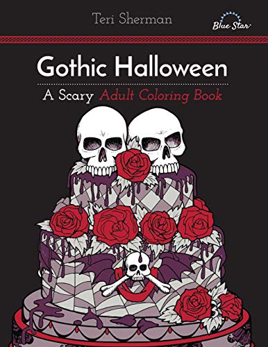 Stock image for Gothic Halloween: A Scary Adult Coloring Book for sale by WorldofBooks