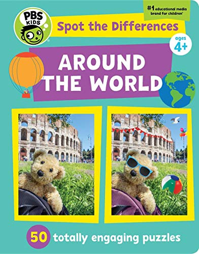 9781941367865: Spot The Difference: Around The World: 50 Totally Engaging Puzzles (PBS Kids) [Idioma Ingls]