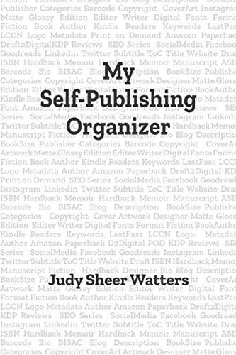 Stock image for My Self-Publishing Organizer for sale by Revaluation Books