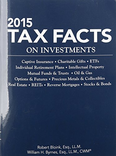 Stock image for 2015 Tax Facts on Investments for sale by HPB-Red