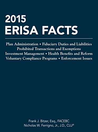 Imagen de archivo de 2015 ERISA Facts a la venta por HPB-Red