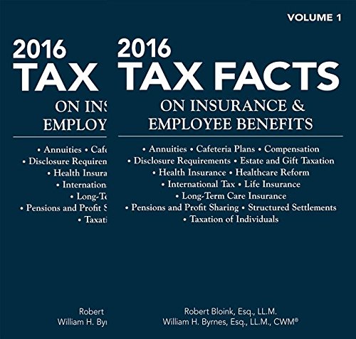 Imagen de archivo de 2016 Tax Facts on Insurance & Employee Benefits a la venta por ThriftBooks-Atlanta