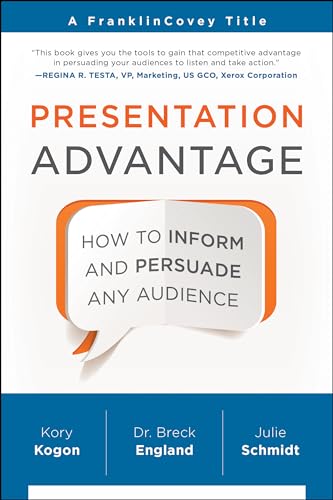 Beispielbild fr Presentation Advantage : How to Inform and Persuade Any Audience zum Verkauf von Better World Books: West