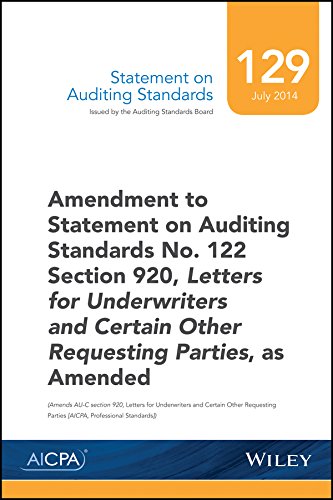 Beispielbild fr Statement on Auditing Standards, Number 129 zum Verkauf von Revaluation Books
