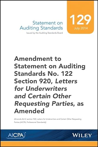 Stock image for Statement on Auditing Standards, Number 129 for sale by Revaluation Books