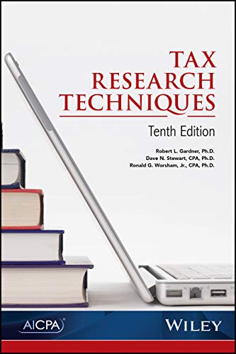 Beispielbild fr Tax Research Techniques 10e zum Verkauf von BooksRun