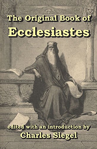 Beispielbild fr Original Book of Ecclesiastes (Paperback or Softback) zum Verkauf von BargainBookStores