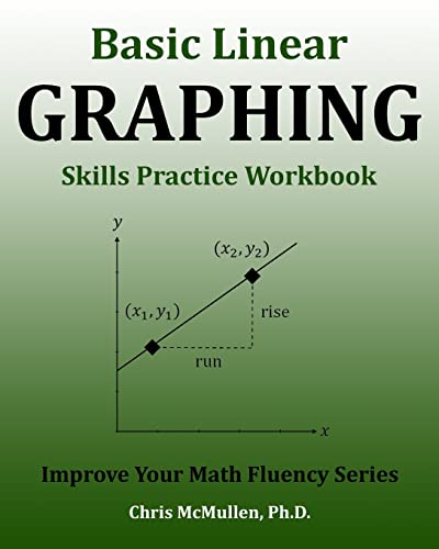 Stock image for Basic Linear Graphing Skills Practice Workbook: Plotting Points, Straight Lines, Slope, y-Intercept & More (Improve Your Math Fluency Series) for sale by SecondSale