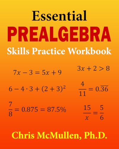 Stock image for Essential Prealgebra Skills Practice Workbook for sale by Ergodebooks