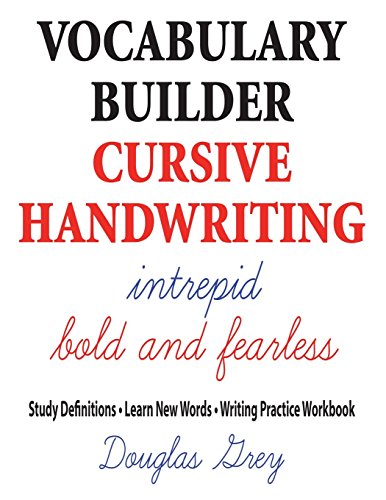 9781941691311: Vocabulary Builder Cursive Handwriting: Study Definitions * Learn New Words * Writing Practice Workbook