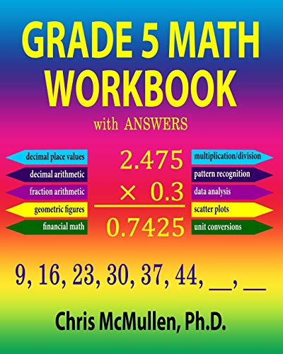 9781941691335: Grade 5 Math Workbook with Answers: 22 (Improve Your Math Fluency)